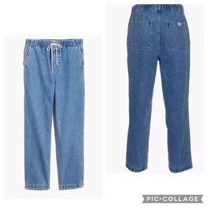 Madewell Drawstring Classic Straight Jeans XS